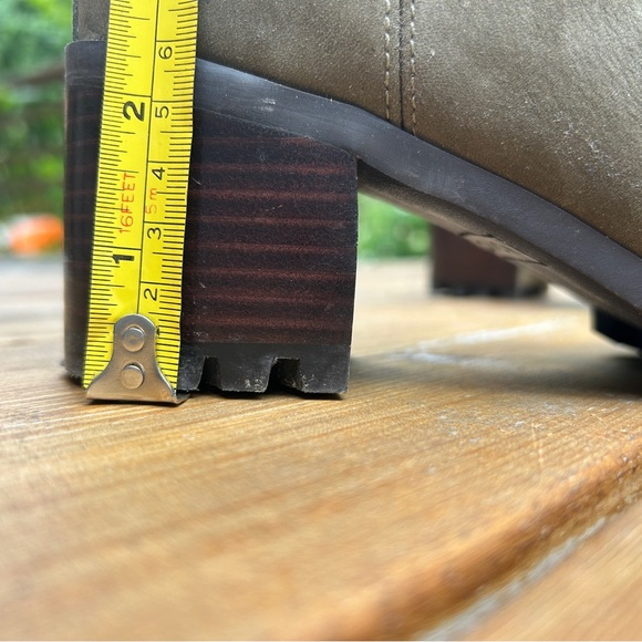 Vionic Wilma Olive Nubuck Waterproof Boots Size 6 - Picture 4 of 16